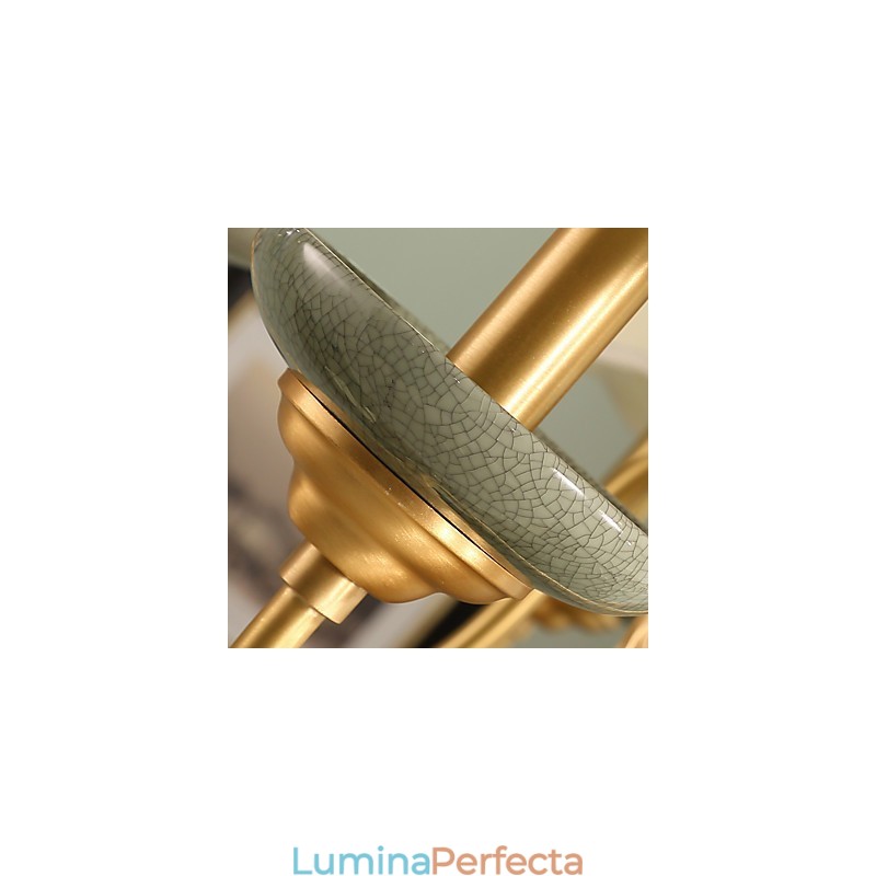 Candelabru din cupru Candelabru decorativ din jad