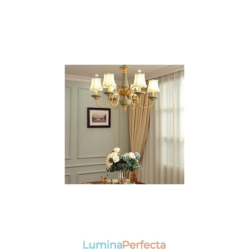Candelabru din cupru Candelabru decorativ din jad