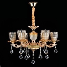 Modern, contemporan, tradițional, clasic, aliaj de zinc, caracteristică pentru lumina suspendată din metal în stil mini cristal