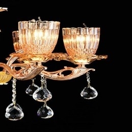 Modern, contemporan, tradițional, clasic, aliaj de zinc, caracteristică pentru lumina suspendată din metal în stil mini cristal