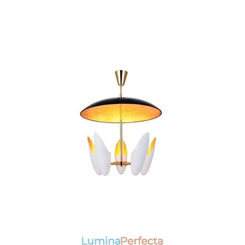 Candelabru cu 5 lumini Brief Art Lampă suspendată modernă și contemporană