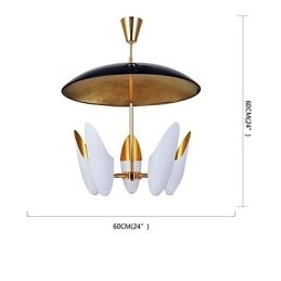 Candelabru cu 5 lumini Brief Art Lampă suspendată modernă și contemporană