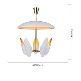 Candelabru cu 5 lumini Brief Art Lampă suspendată modernă și contemporană