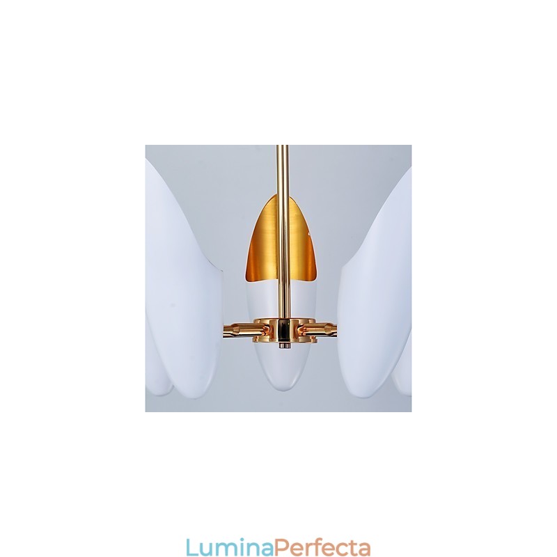 Candelabru cu 5 lumini Brief Art Lampă suspendată modernă și contemporană