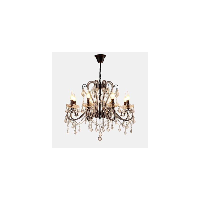 Candelabru de cristal cu 8 lumini Modern Contemporan Traditional Clasic Rustic Lodge Vintage Retro