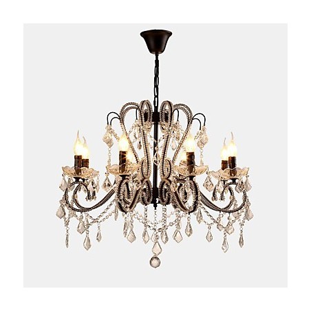 Candelabru de cristal cu 8 lumini Modern Contemporan Traditional Clasic Rustic Lodge Vintage Retro Candelabru de cristal cu 8 lumini Modern Contemporan Traditional Clasic Rustic Lodge Vintage Retro