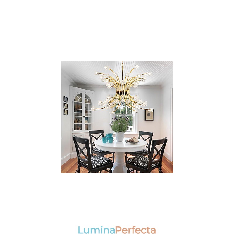 Plafoniera cu candelabru minimalist minimalist personalitate C