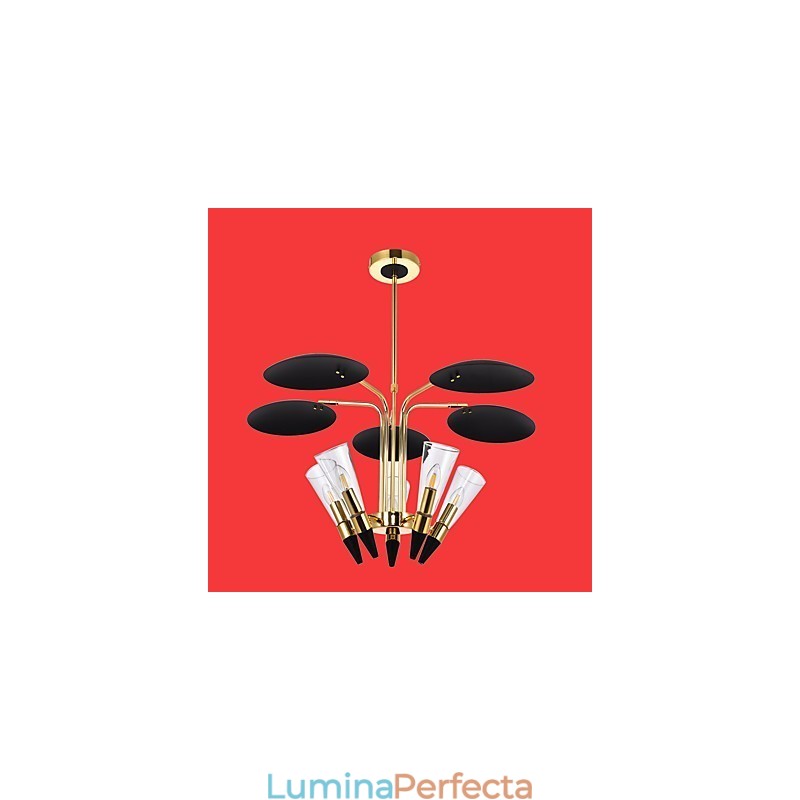 Candelabru de artă cu direcție personalizată reglabilă Candelabru cu lampă