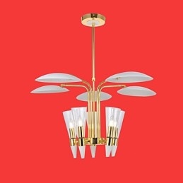 Candelabru de artă cu direcție personalizată reglabilă Candelabru cu lampă