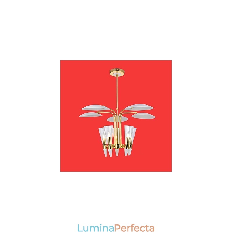 Candelabru de artă cu direcție personalizată reglabilă Candelabru cu lampă