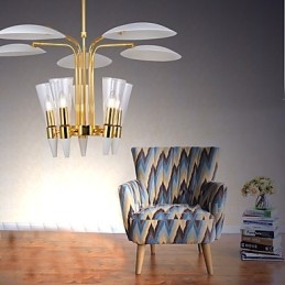 Candelabru de artă cu direcție personalizată reglabilă Candelabru cu lampă