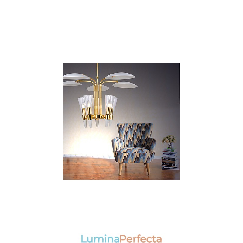 Candelabru de artă cu direcție personalizată reglabilă Candelabru cu lampă
