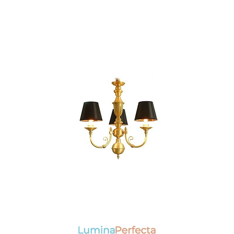 Candelabru Tradițional Clasic Country Alamă Caracteristică pentru Mini Style Metal 3 Becuri