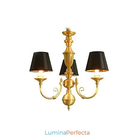 Candelabru Tradițional Clasic Country Alamă Caracteristică pentru Mini Style Metal 3 Becuri Candelabru Tradițional Clasic Country Alamă Caracteristică pentru Mini Style Metal 3 Becuri