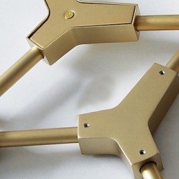 Caracteristică tradițională de pictură clasică pentru lumina suspendată din lemn de bambus în stil mini