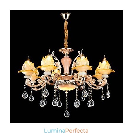 Modern, contemporan, tradițional, clasic, aliaj de zinc, caracteristică pentru lumina suspendată din metal în stil mini cristal Modern, contemporan, tradițional, clasic, aliaj de zinc, caracteristică pentru lumina suspendată din metal în stil mini cristal