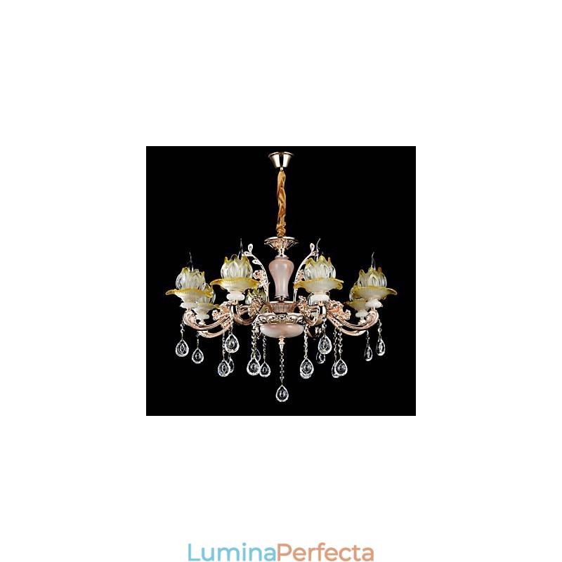 Modern, contemporan, tradițional, clasic, aliaj de zinc, caracteristică pentru lumina suspendată din metal în stil mini cristal