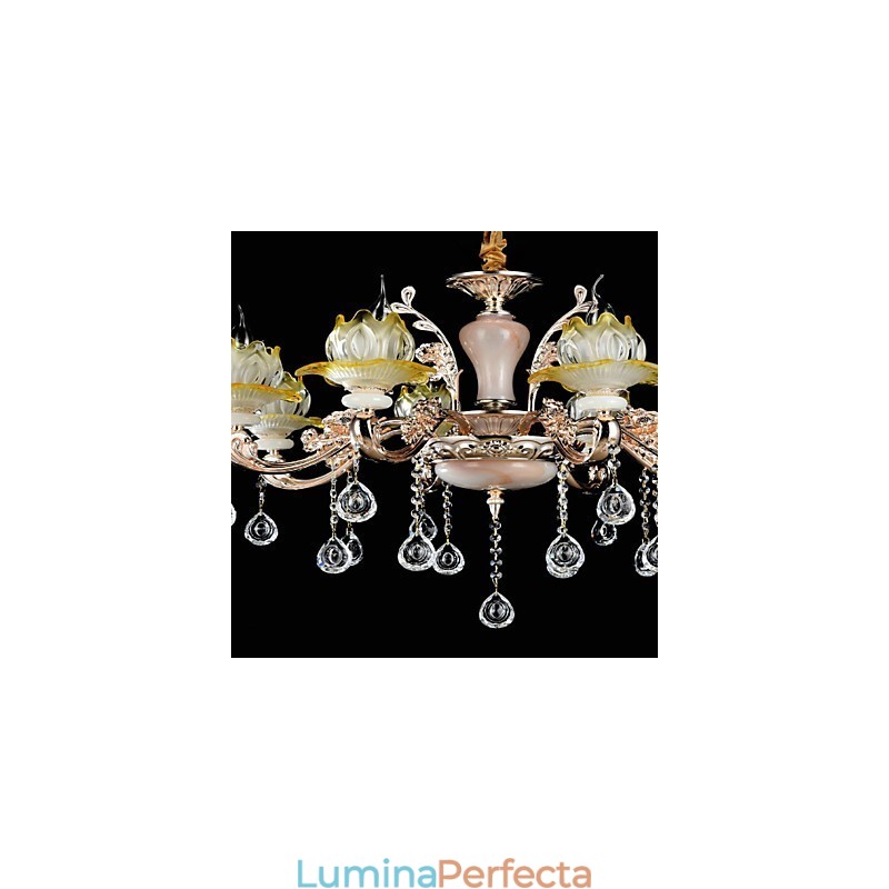 Modern, contemporan, tradițional, clasic, aliaj de zinc, caracteristică pentru lumina suspendată din metal în stil mini cristal