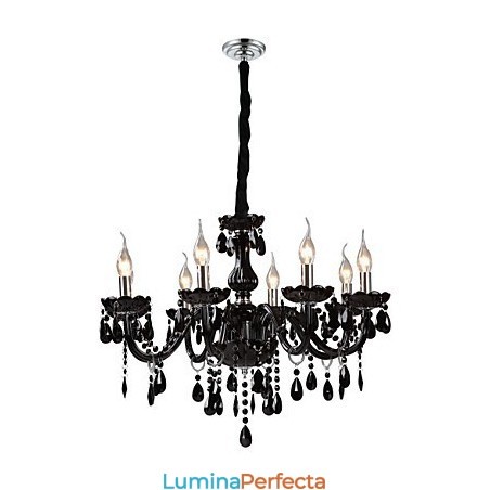 Caracteristică modernă și contemporană galvanizată pentru candelabru din sticlă de cristal Caracteristică modernă și contemporană galvanizată pentru candelabru din sticlă de cristal