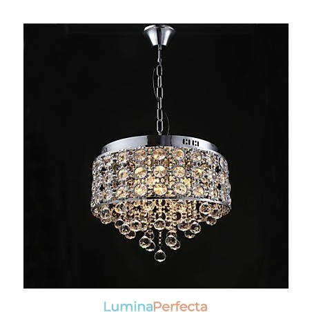 Candelabru din Cristal Transparent Floarea Soarelui cu 4 Lumini Candelabru din Cristal Transparent Floarea Soarelui cu 4 Lumini