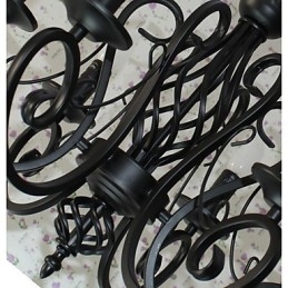 Candelabru în stil european Lumini de sufragerie Originalitate simplă Lumânări inovatoare 6 lumini