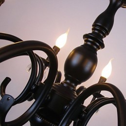 Lampă de lumânare de cristal în stil european Lampă Magazin de îmbrăcăminte Lămpi și felinare Proiect de decorare Droplight