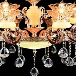 Lampă suspendată Din aliaj de zinc Caracteristică pentru Crystal Mini Style Metal Interior Magazine 15 Becuri