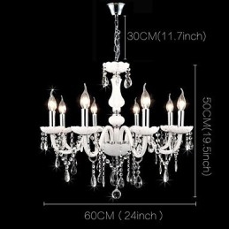 Modern Contemporan Tradițional Clasic Alte caracteristici pentru candelabru de sticlă în stil lumânare de cristal