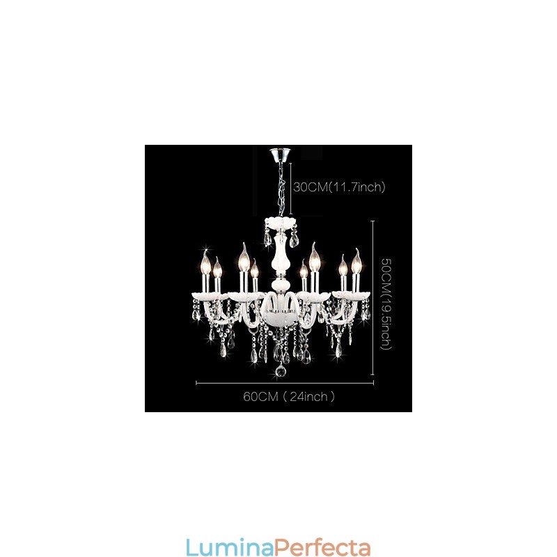 Modern Contemporan Tradițional Clasic Alte caracteristici pentru candelabru de sticlă în stil lumânare de cristal