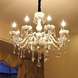 Modern Contemporan Tradițional Clasic Alte caracteristici pentru candelabru de sticlă în stil lumânare de cristal
