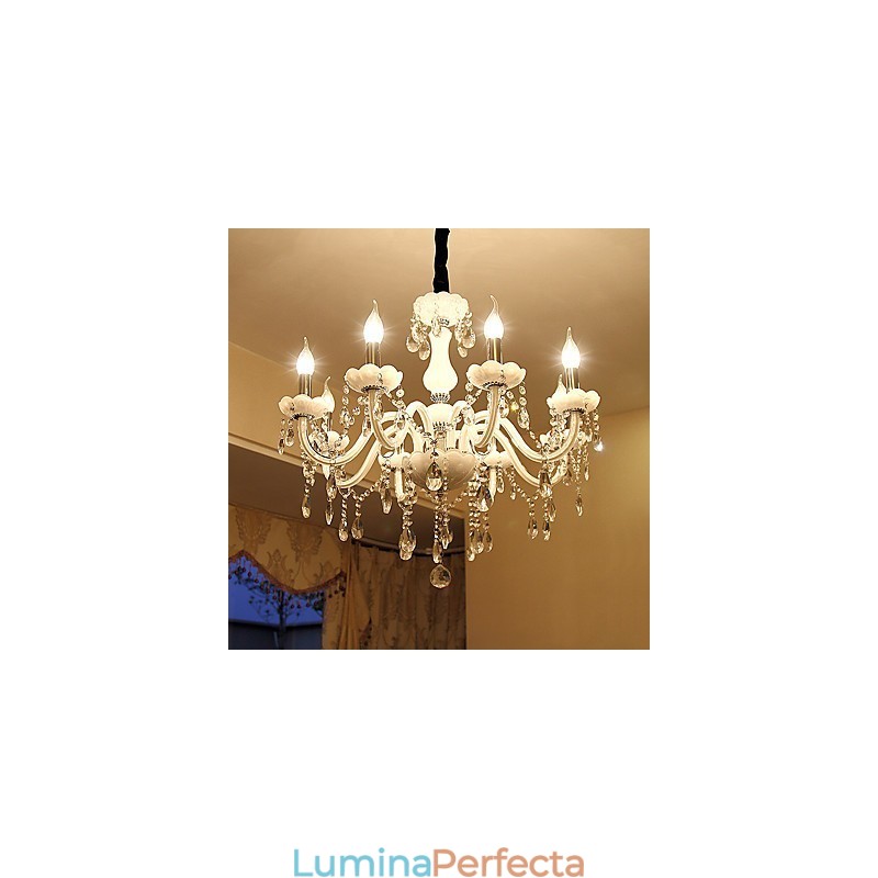 Modern Contemporan Tradițional Clasic Alte caracteristici pentru candelabru de sticlă în stil lumânare de cristal