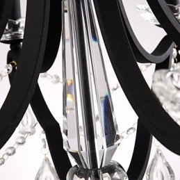 Candelabru de cristal cu 8 lumini Modern Contemporan Tradițional Clasic Rustic Lodge Vintage Retro Lantern Tambur Pictură de țară