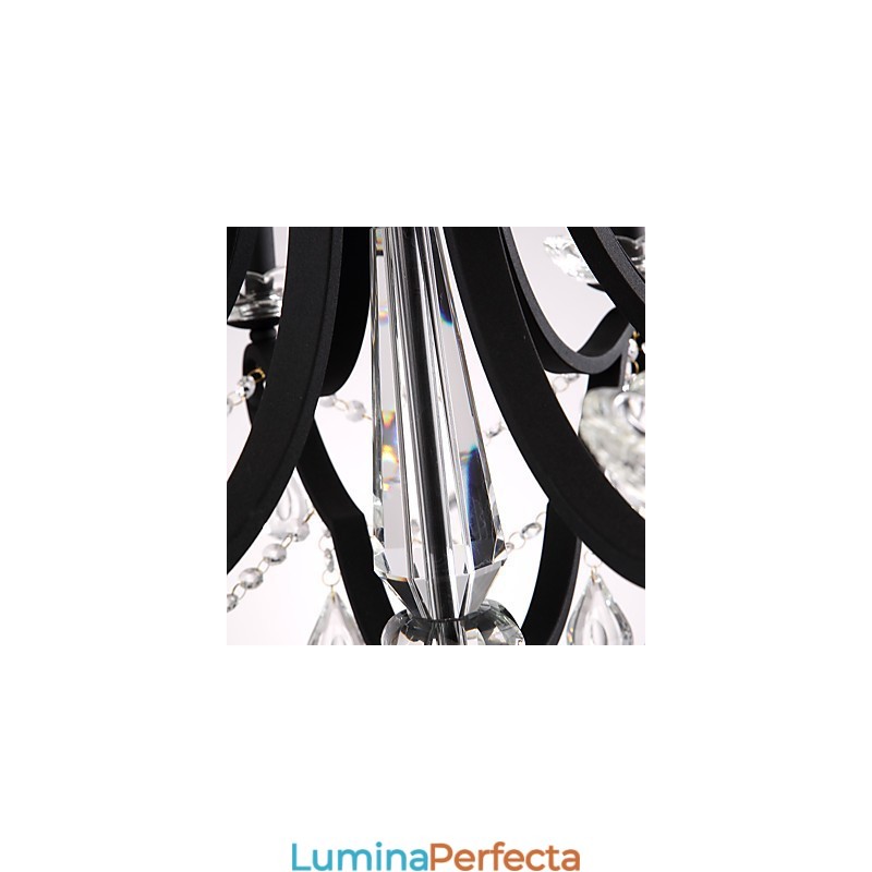 Candelabru de cristal cu 8 lumini Modern Contemporan Tradițional Clasic Rustic Lodge Vintage Retro Lantern Tambur Pictură de țară