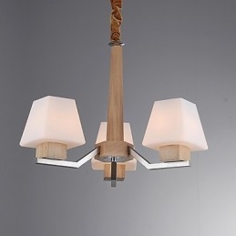 Caracteristică modernă și contemporană galvanizată pentru candelabru din lemn de bambus