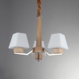 Caracteristică modernă și contemporană galvanizată pentru candelabru din lemn de bambus