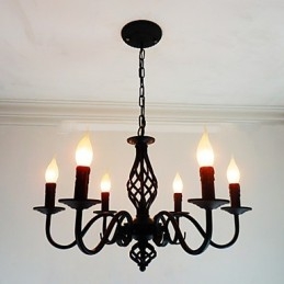Artistic Chic & Modern Altele Caracteristică pentru Candelabru metal cu 6 becuri în interior