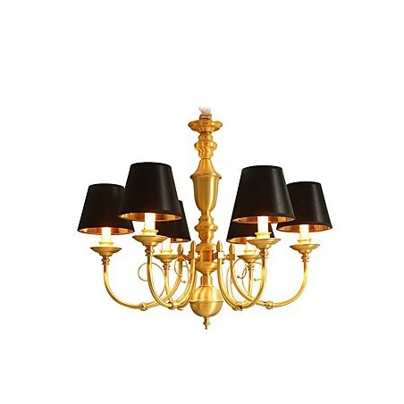 Candelabru Tradițional Clasic Country Alamă Caracteristică pentru Mini Style Metal 6 Becuri Candelabru Tradițional Clasic Country Alamă Caracteristică pentru Mini Style Metal 6 Becuri