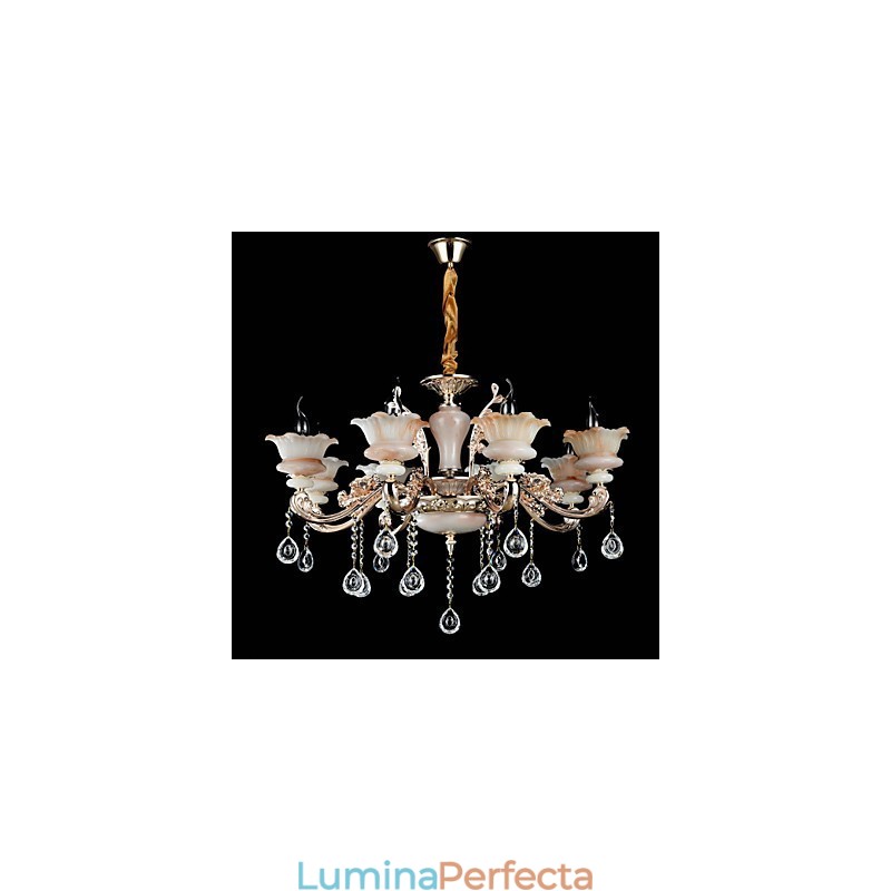 Modern, contemporan, tradițional, clasic, aliaj de zinc, caracteristică pentru lumina suspendată din metal în stil mini cristal