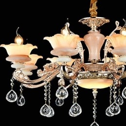 Modern, contemporan, tradițional, clasic, aliaj de zinc, caracteristică pentru lumina suspendată din metal în stil mini cristal
