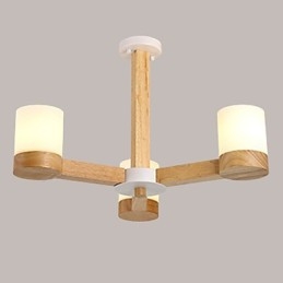 Candelabru cu 3 lumini Modern Contemporan Tradițional Clasic Vintage Country Caracteristică din lemn pentru lemn