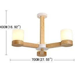 Candelabru cu 3 lumini Modern Contemporan Tradițional Clasic Vintage Country Caracteristică din lemn pentru lemn