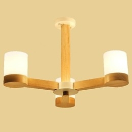 Candelabru cu 3 lumini Modern Contemporan Tradițional Clasic Vintage Country Caracteristică din lemn pentru lemn