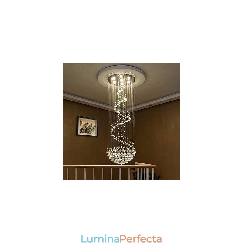 Candelabru de tavan modern din cristal Lumini Lampă suspendată de interior Corpuri de iluminat decorative