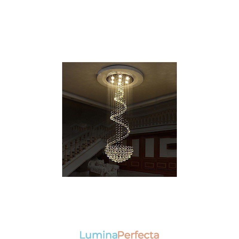 Candelabru de tavan modern din cristal Lumini Lampă suspendată de interior Corpuri de iluminat decorative