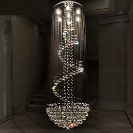 Candelabru de tavan modern din cristal Lumini Lampă suspendată de interior Corpuri de iluminat decorative