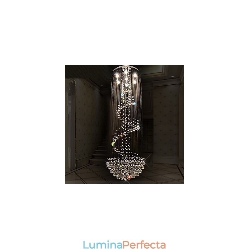 Candelabru de tavan modern din cristal Lumini Lampă suspendată de interior Corpuri de iluminat decorative