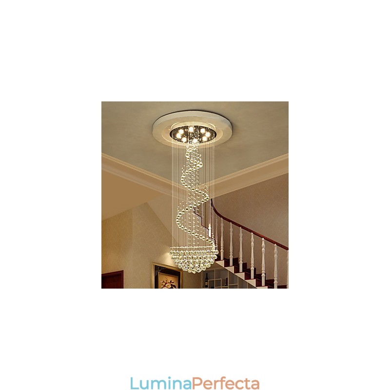 Candelabru de tavan modern din cristal Lumini Lampă suspendată de interior Corpuri de iluminat decorative