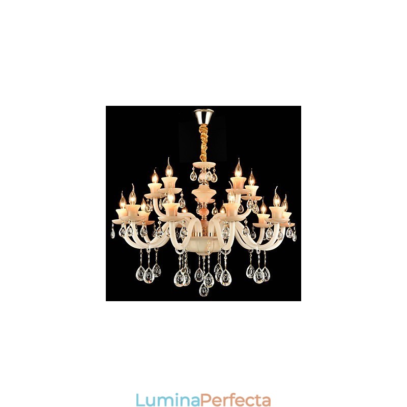 Modern, contemporan, tradițional, clasic, caracteristică galvanizată pentru candelabru din metal în stil mini de cristal