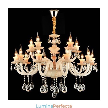 Modern, contemporan, tradițional, clasic, caracteristică galvanizată pentru candelabru din metal în stil mini de cristal