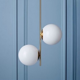 Pictură rustică pentru designeri. Candelabru cu 2 becuri